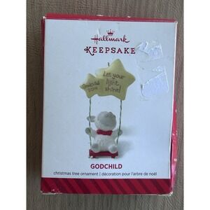 Hallmark 2014 Godchild Let Your Light Shine Keepsake Christmas Ornament